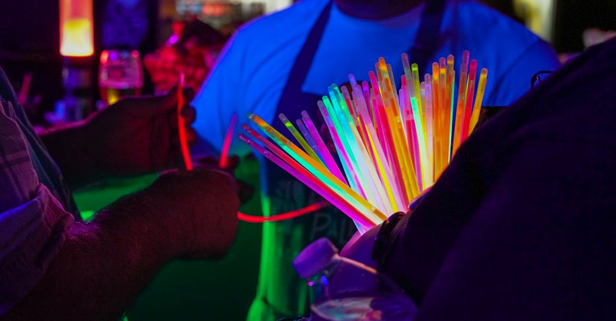 Free stock photo of glow sticks, neon