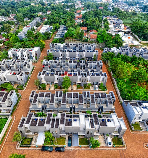 Aerial View of Residential Area