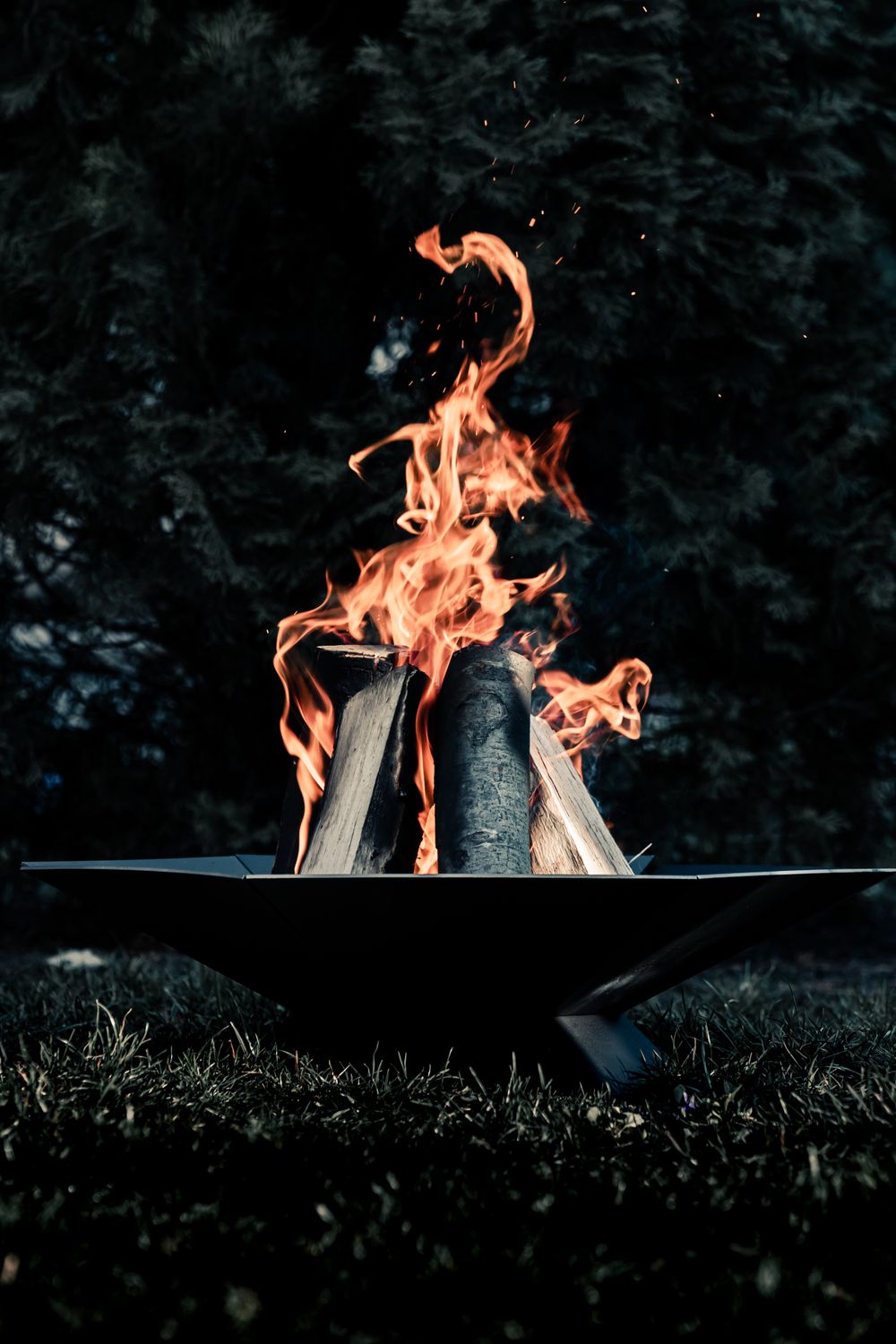 Fire on Fire Pit · Free Stock Photo