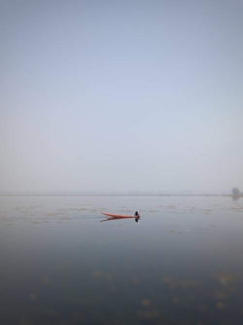 Foto profissional grátis de água, barco, céu cinza