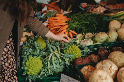 Ücretsiz alışveriş yapmak, Brokoli, Çiftçi marketi içeren Ücretsiz stok fotoğraf Stok Fotoğraflar