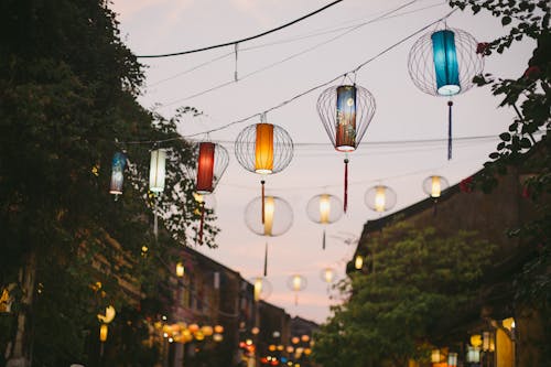 Free Photo of Candle Lantern Street Lamps Stock Photo