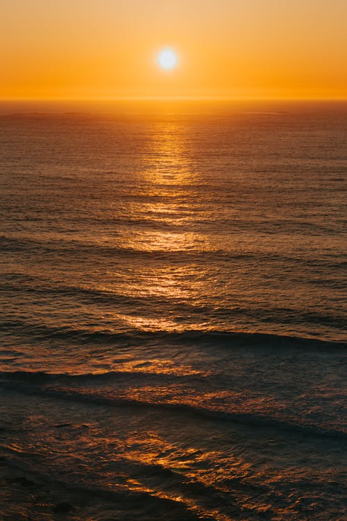 Body of Water during Sunset