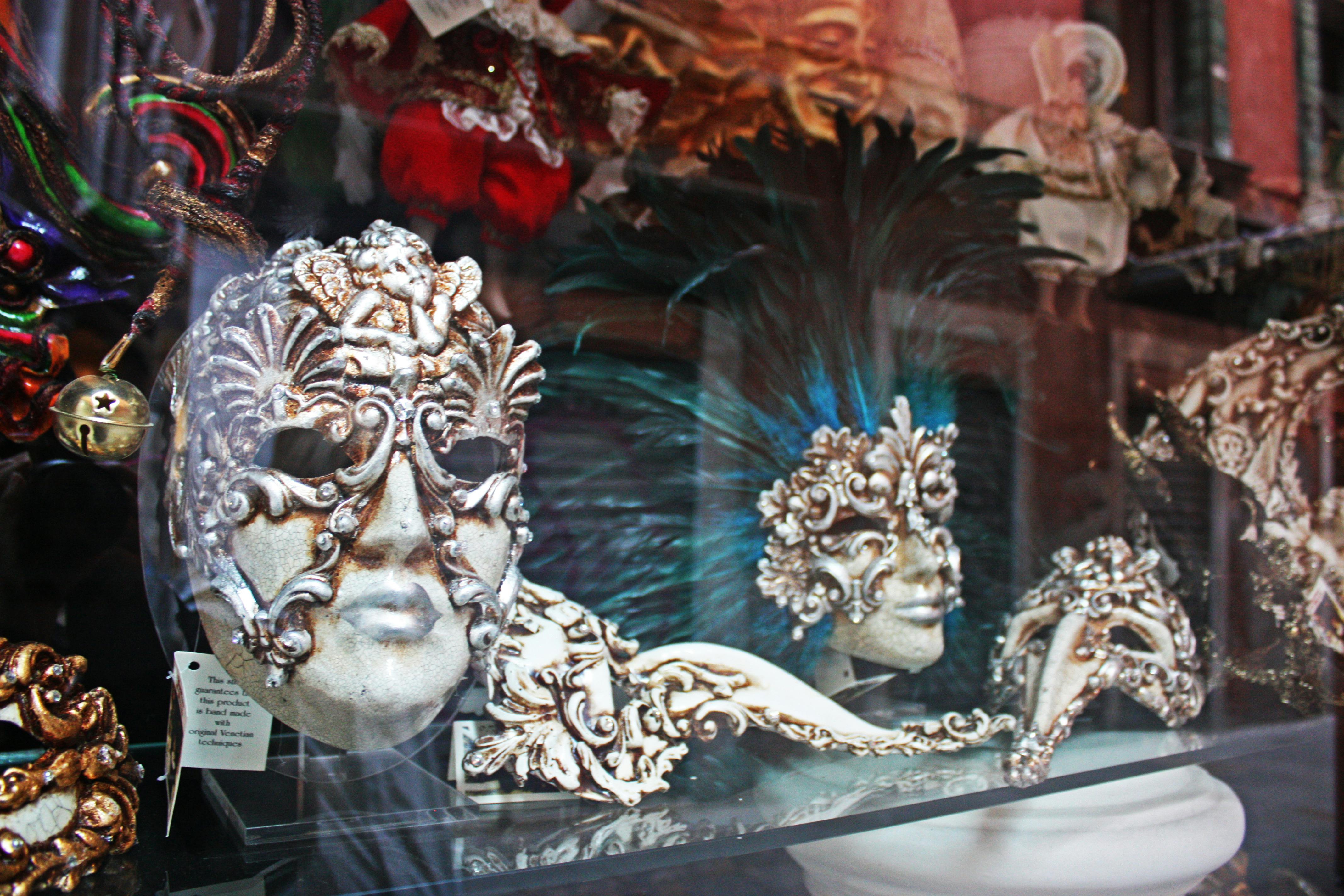 photo of masquerade masks