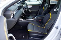 The Interior of a Modern Mercedes Benz Car