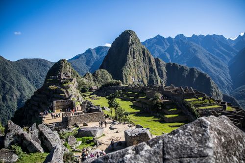 Free Explore the ancient ruins of Machu Picchu against the majestic Andes mountains in Peru. Stock Photo