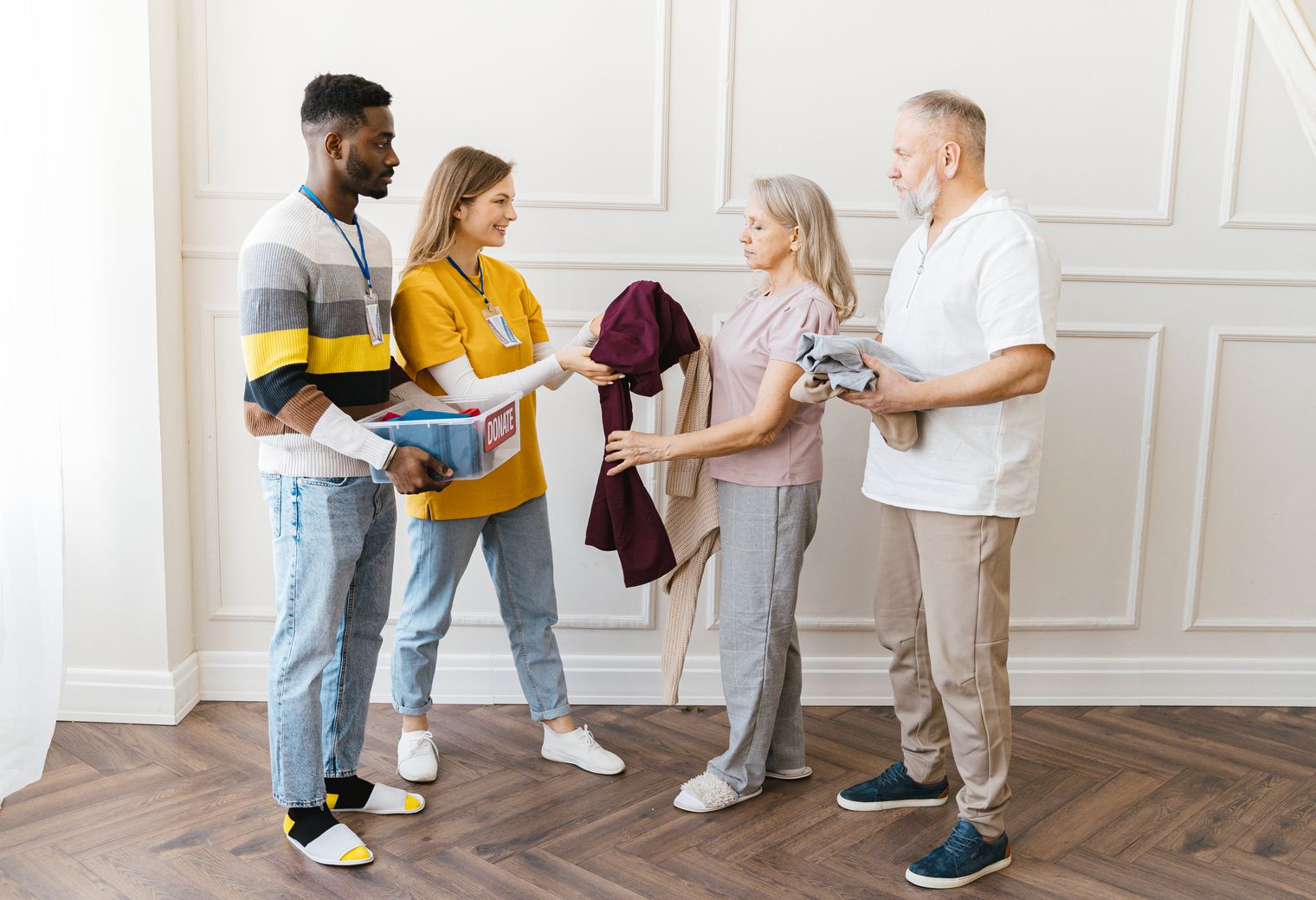 Bridge of Earn — movers delivering furniture from a van