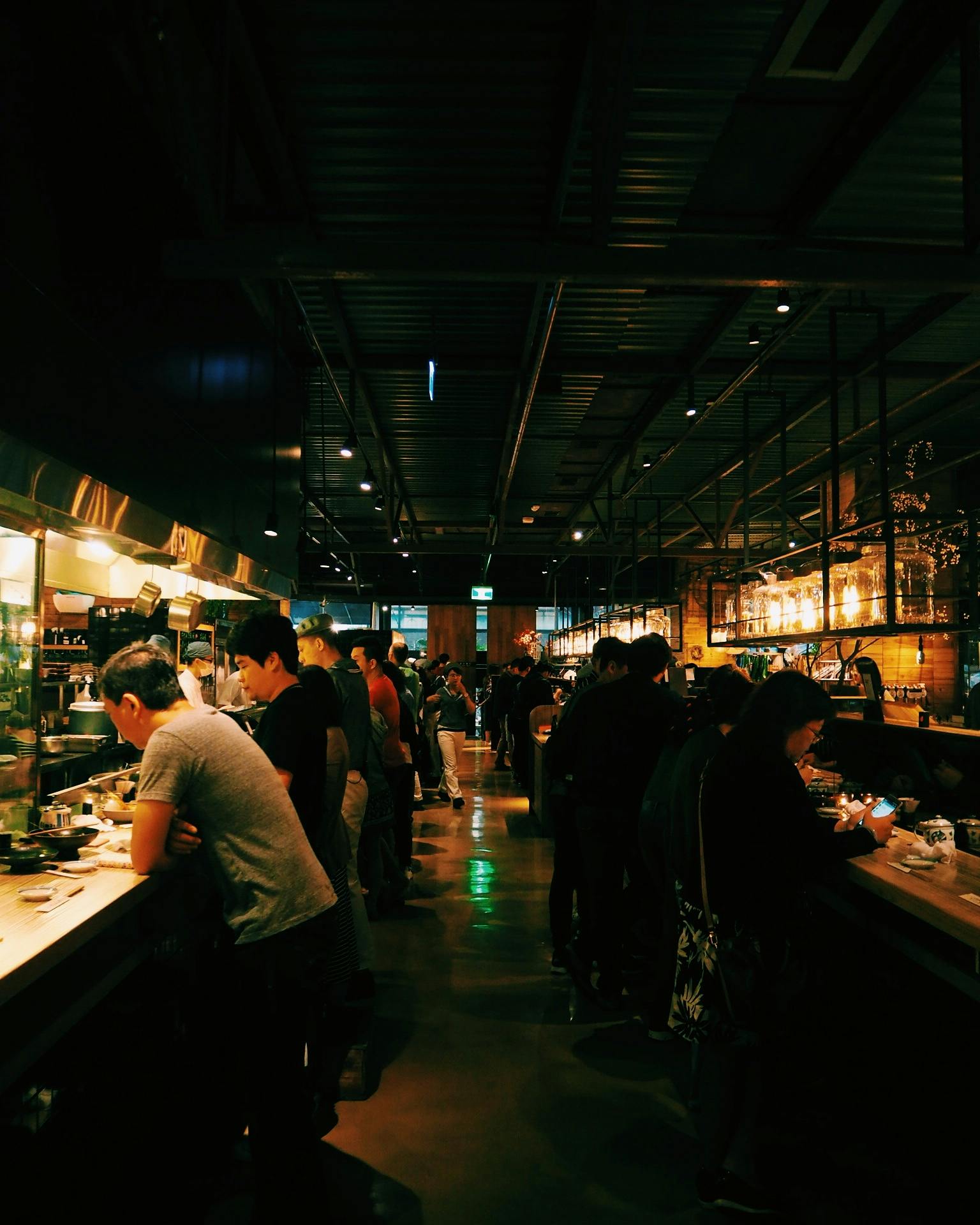 photography of people inside a restaurant