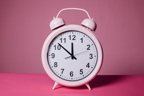 Pink Alarm Clock