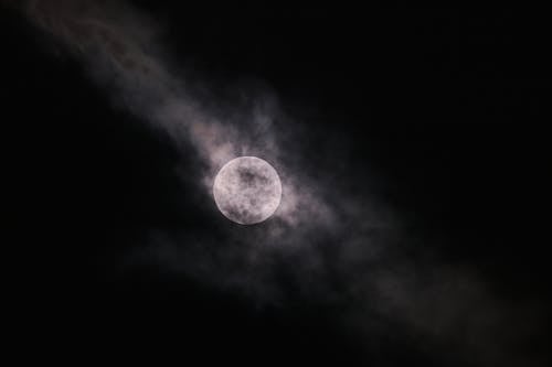 คลังภาพถ่ายฟรี ของ คืนท้องฟ้า, ถ่ายภาพพระจันทร์, พระจันทร์เต็มดวง