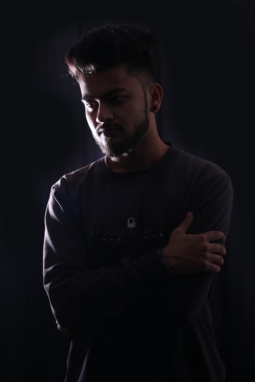 Photography of Man in Black Sweatshirt