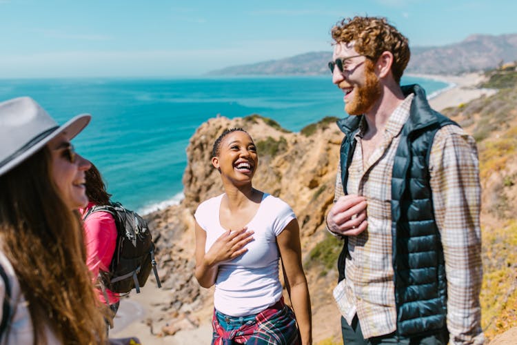 Friends Laughing Together