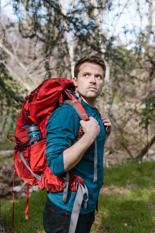 Man Wearing Black Backpack · Free Stock Photo