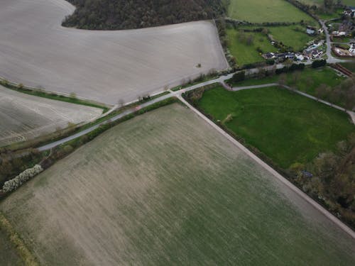 Gratis arkivbilde med dronebilde, dyrket mark, flyfotografering