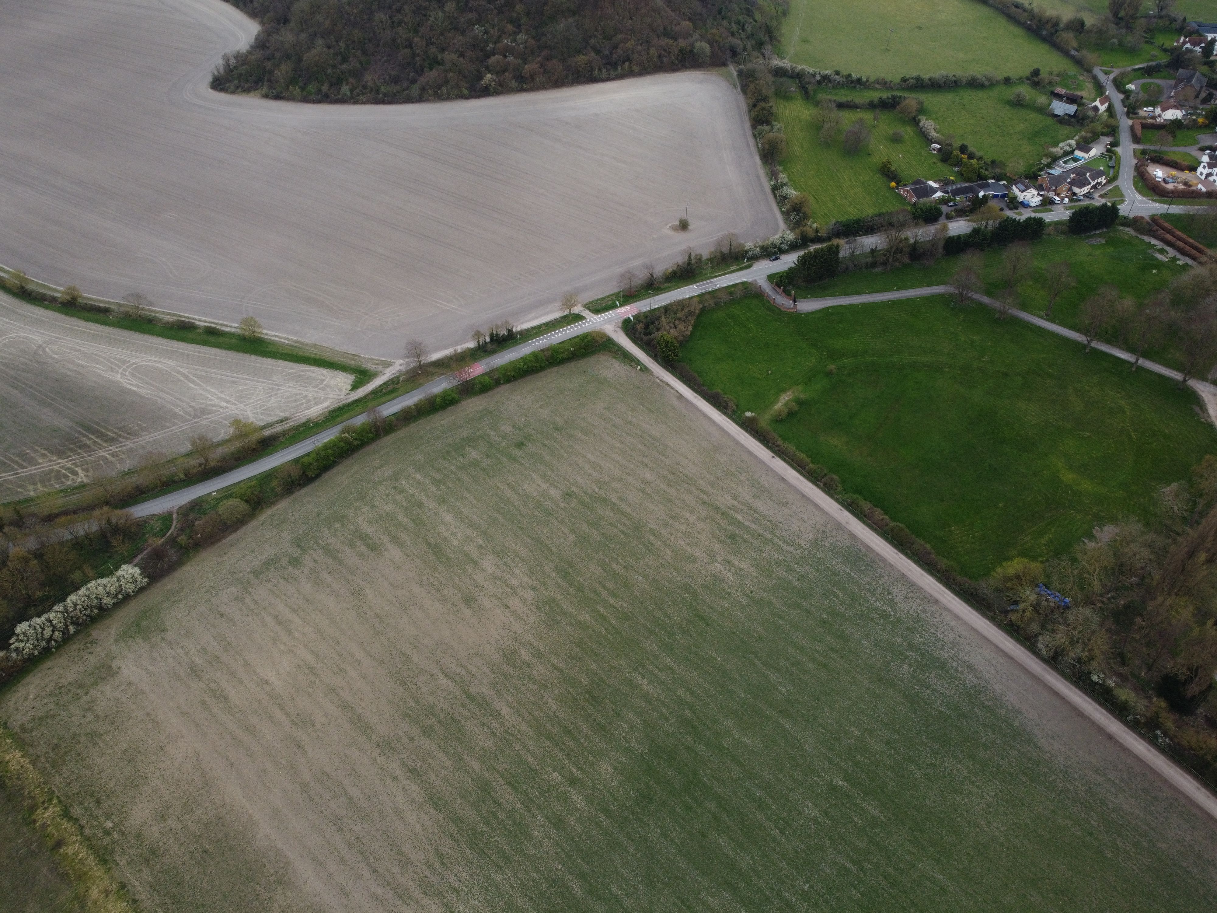 Aerial View of Green Fields and Forests · Free Stock Photo