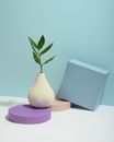 Photo of Leaves on White Vase