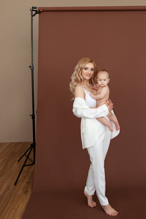 Imagine de stoc gratuită din a fi mamă, bebeluș, blondă