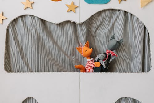 Free Close-Up Shot of a Puppet Show Stock Photo