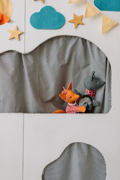 Free Close-Up Shot of a Puppet Show Stock Photo