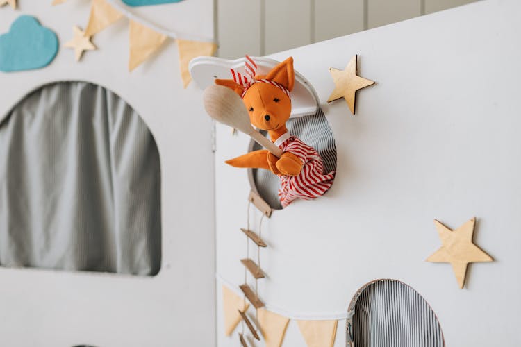 Close-Up Shot Of A Puppet Show