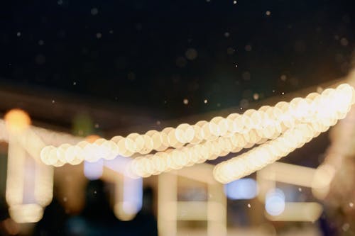 Bokeh Photography of Yellow Lights