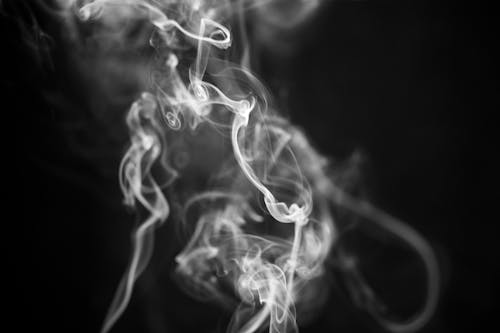 Foto d'estoc gratuïta de fons negre, fum, fum de fons