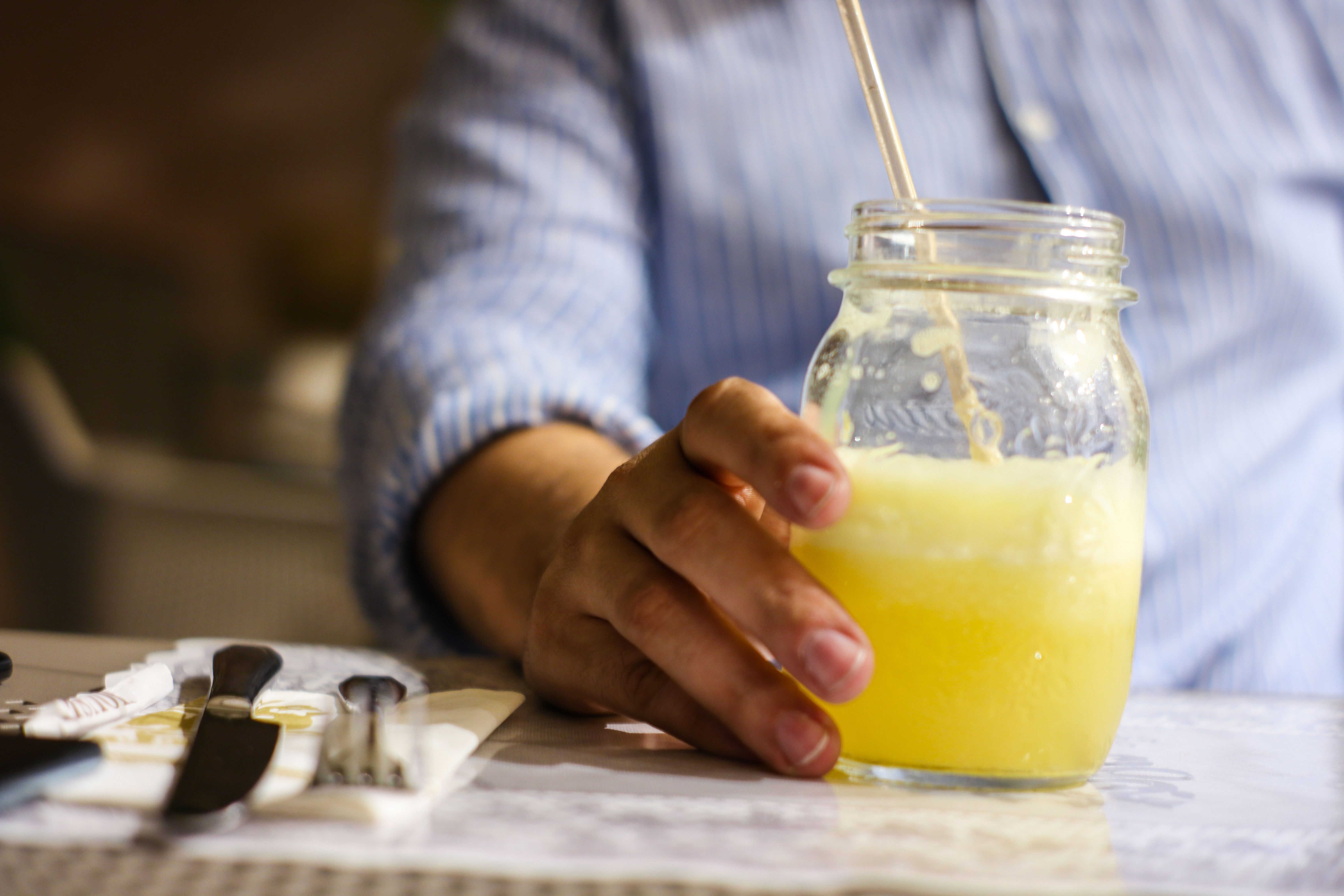 homemade lemonade pitcher