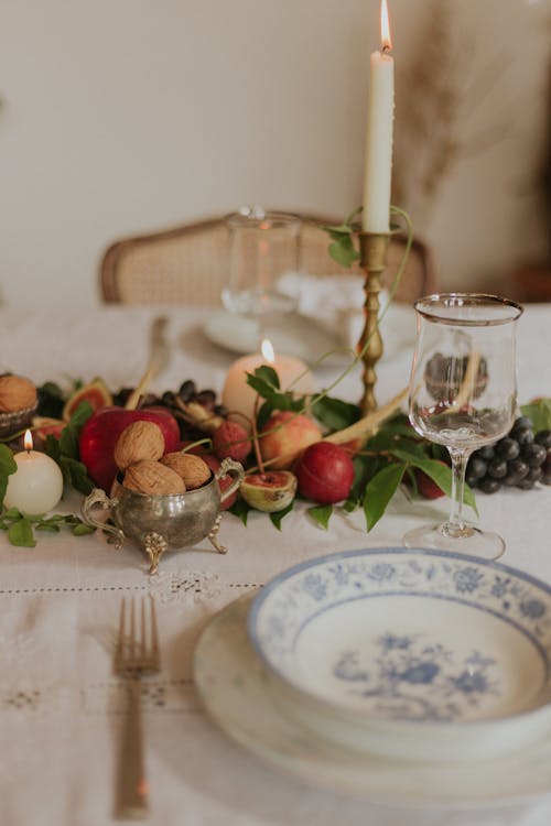 View of a Set Table