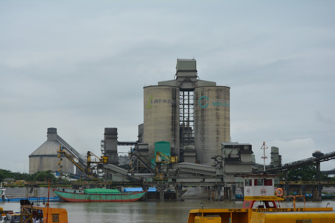 Free stock photo of bangladeshi cement factory, beautiful factory