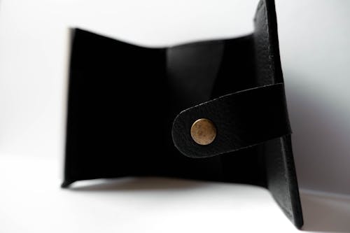 Free stock photo of black, black wallet, opened