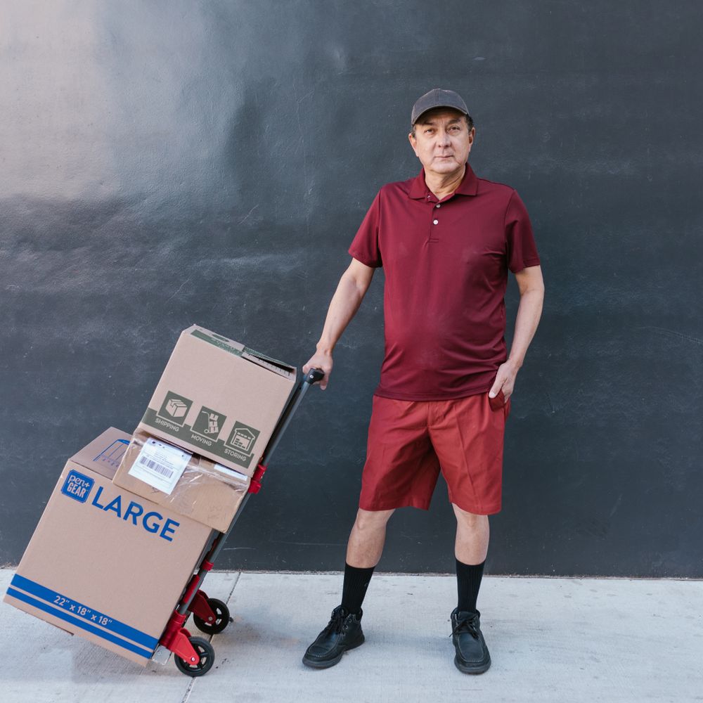 Walbrook — student move with boxes and a van
