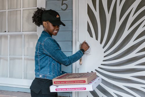 Gratuit Imagine de stoc gratuită din afro-american, cutii de pizza, femeie Fotografie de stoc