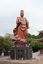 Statue of Admiral Zheng He in Sam Poo Kong Temple