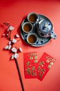 Tea Set and Red Envelopes