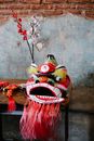 A Traditional Chinese Dragon Mask