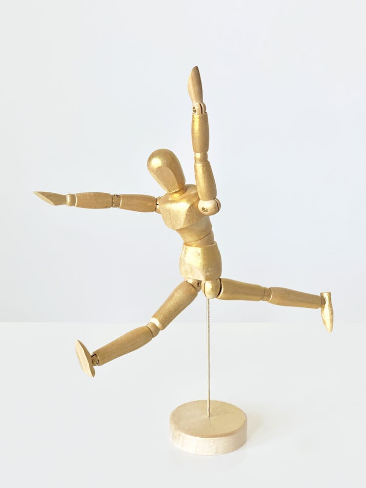 Photo Of A Gold Mannequin