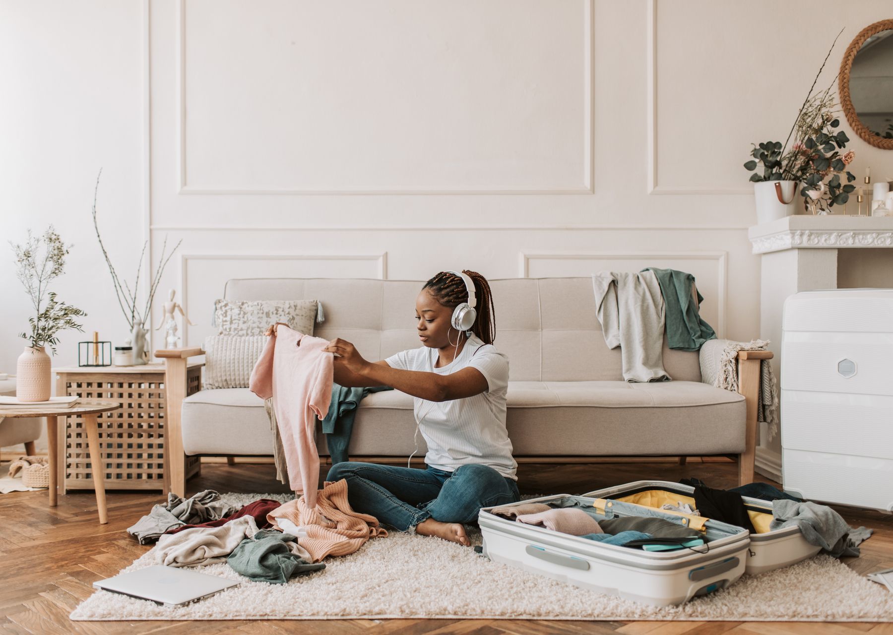 Professional removals crew at work — packing services Rowhedge