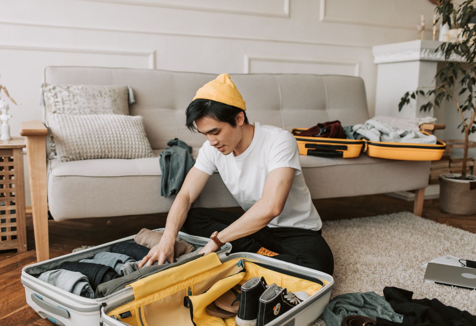 Durrington — movers carrying boxes for a flat move