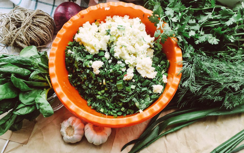 Spring Garlic and Spinach Frittata