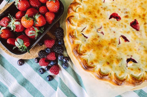 A Bunch of Berries and a Pie 