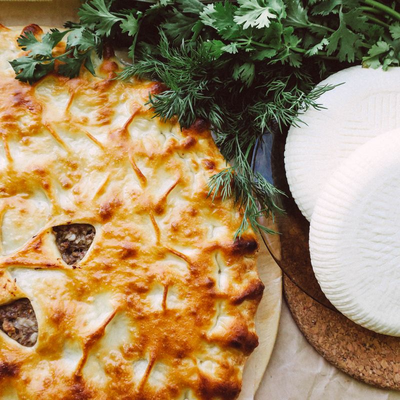 Family Baked Cottage Cheese and Herb Dip