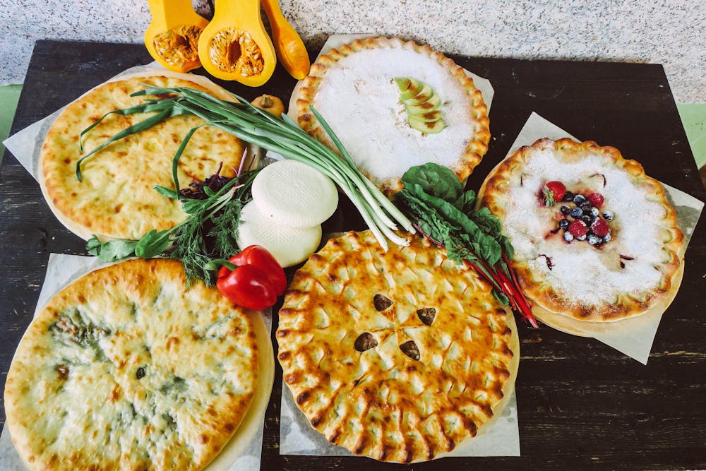 Akkawi Cheese and Spinach Pies