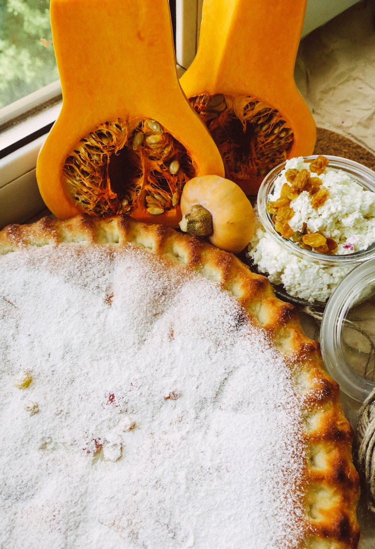 Pumpkin Pie In Powdered Sugar