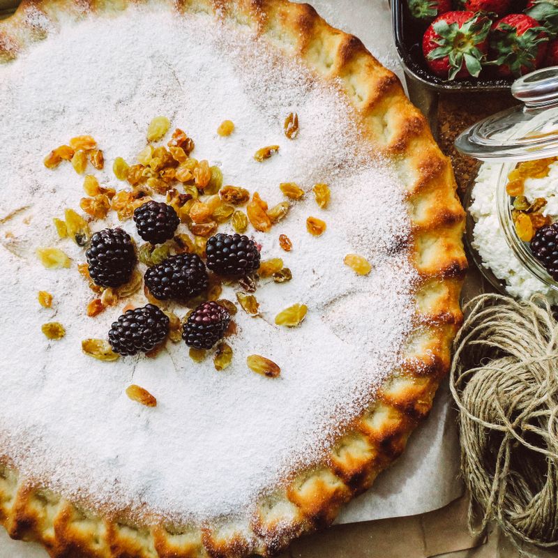 Easy Blackberry Cream Cheese Tart