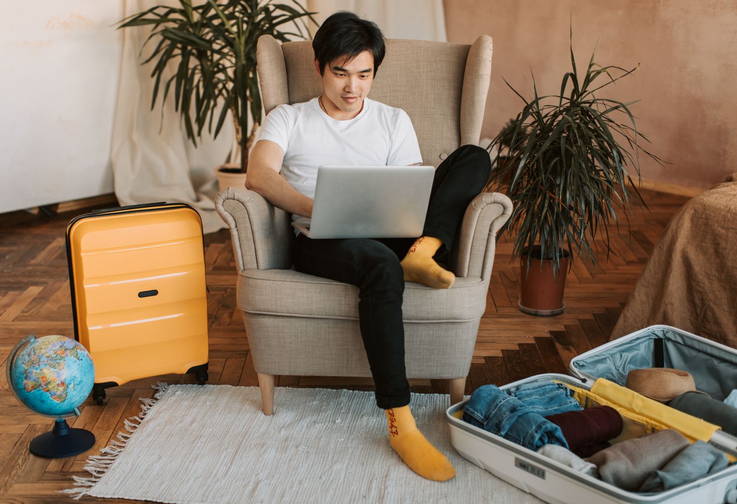 Flookburgh — student move with boxes and a van