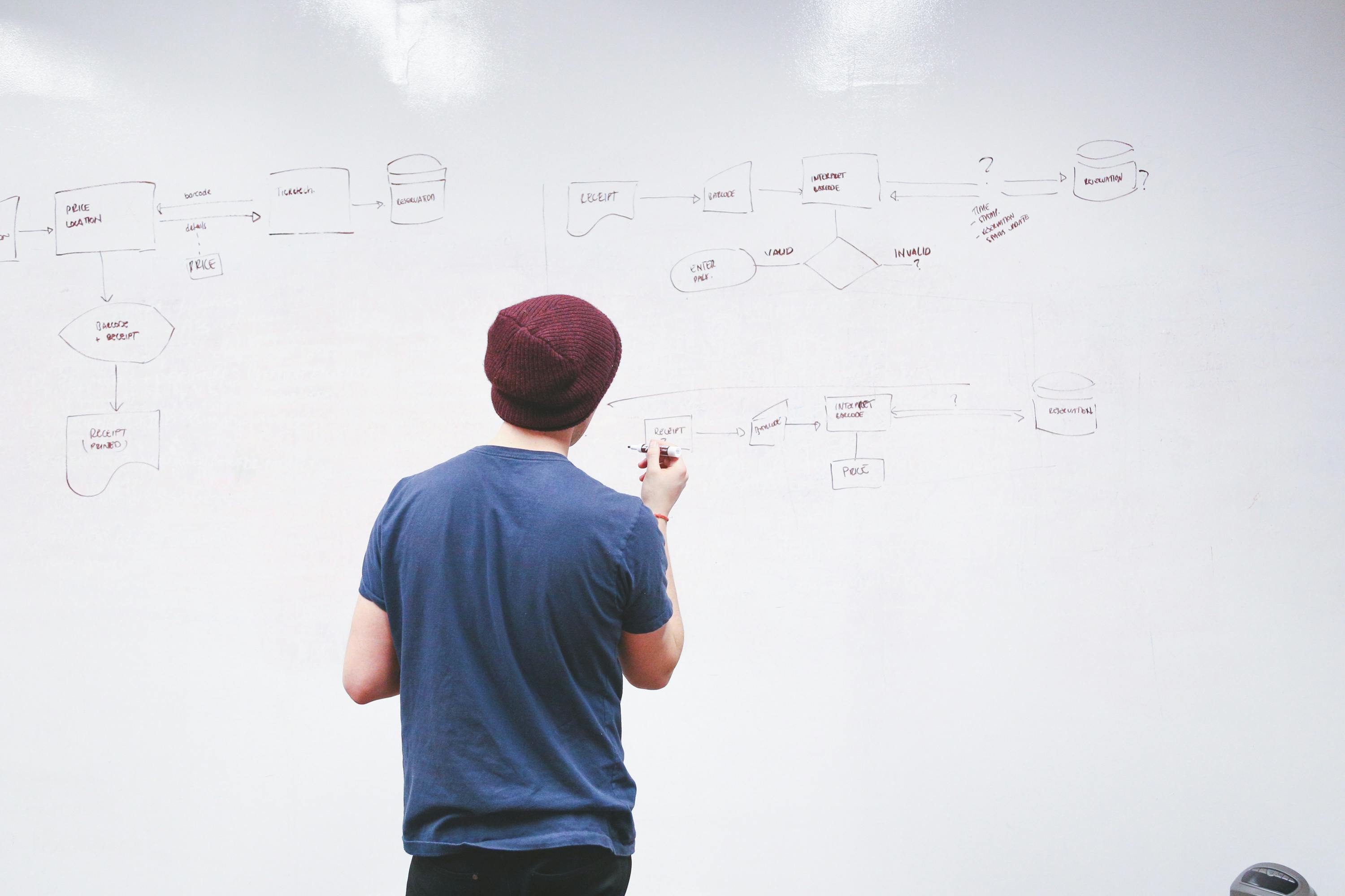 Teacher writing on the blackboard | Photo: Pexels