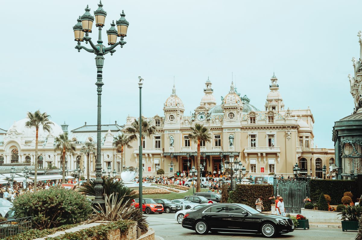The belle-époque facade of the Casino de Monte-Carlo