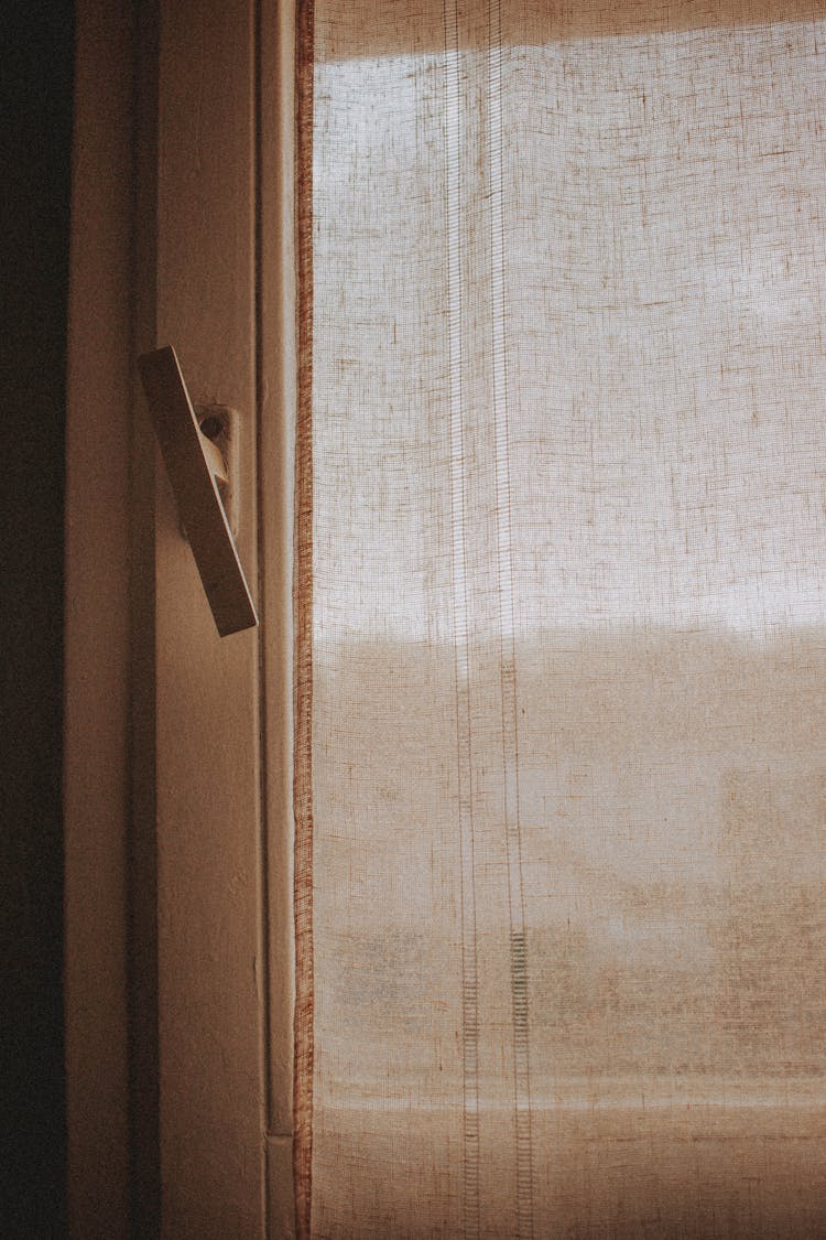 Curtain On Window