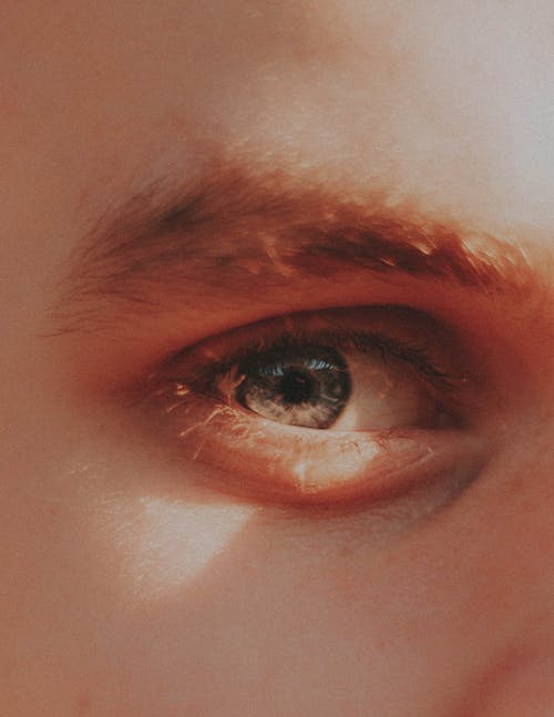 Free Close-Up Photo of a Person's Eye Stock Photo