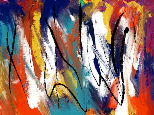 A Colorful Abstract Painting